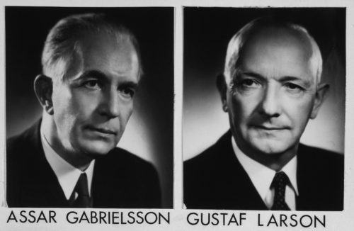 Gustaf Larson och Assar Gabrielsson