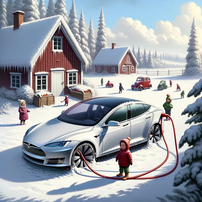 Hur långt går elbilar på vintern?
